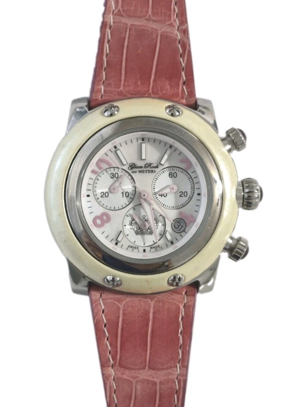 Glam Rock Miami GR10130 Chronograph Watch / New Battery.